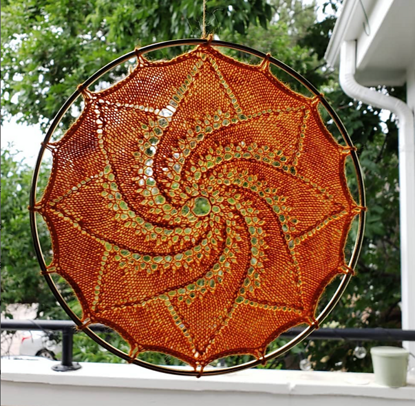 Lace Wall or Window Hanging